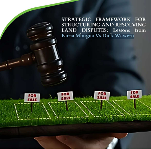 STRATEGIC FRAMEWORK FOR STRUCTURING AND RESOLVING LAND DISPUTES_Lessons from Kuria Mbugua Vs Dick Waweru
